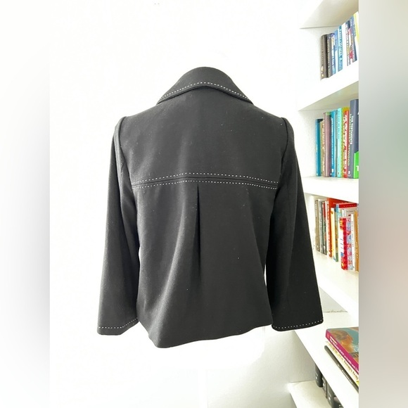 Sandro Sportswear Blazer Women’s Jacket Black Size Small - Picture 6 of 10